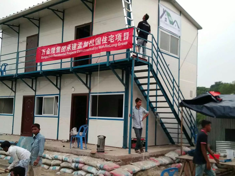 Prefab Worker House in Bangladesh