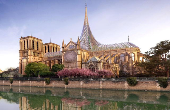 Analysis the steel structure techinical from the renovation of Notre Dame de Paris