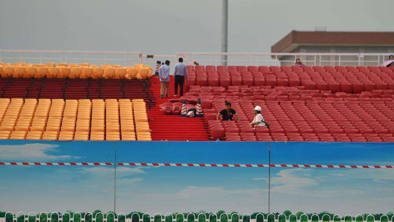 Behind the scenes story of China's military parade