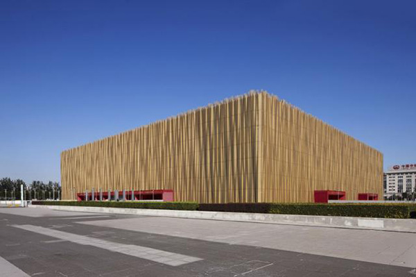 Beijing Olympic Basketball Stadium of China's steel structure project