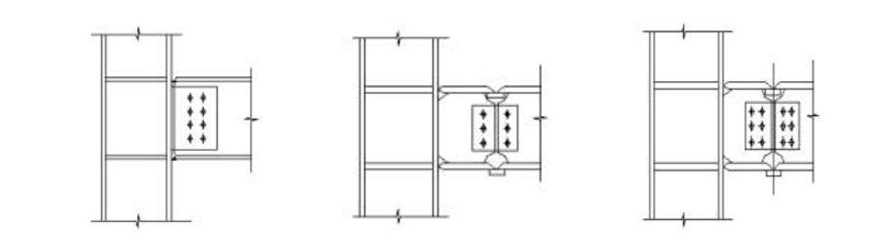 Connection joints type and form in steel structure