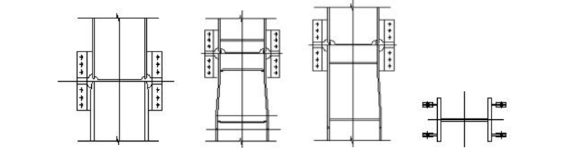 Connection joints type and form in steel structure