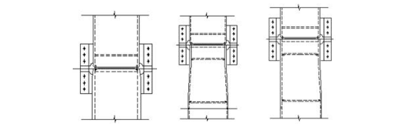 Connection joints type and form in steel structure