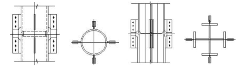 Connection joints type and form in steel structure