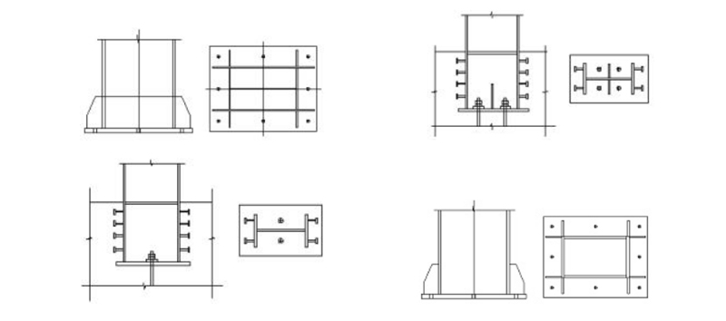 Connection joints type and form in steel structure