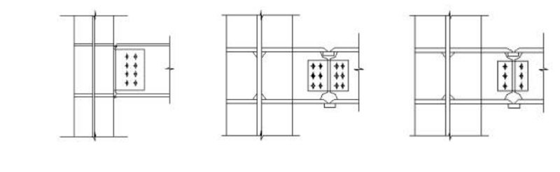 Connection joints type and form in steel structure