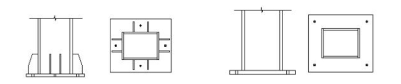 Connection joints type and form in steel structure
