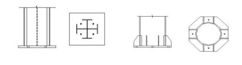 Connection joints type and form in steel structure