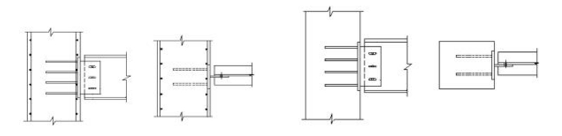 Connection joints type and form in steel structure