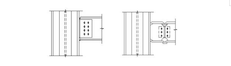 Connection joints type and form in steel structure