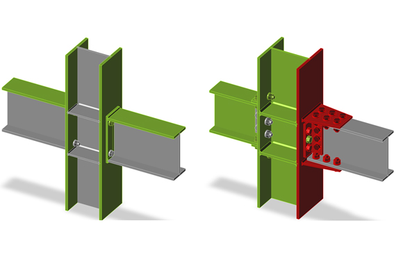 Connection joints type and form in steel structure