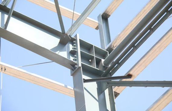 Design of steel structure column and support