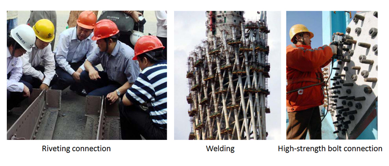 Fastener connection of steel structure