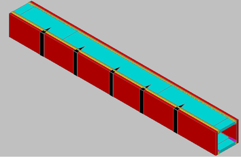 General process for steel structure box column production