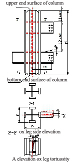 General Production Way of Cross-shaped Column