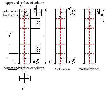 General Production Way of Cross-shaped Column