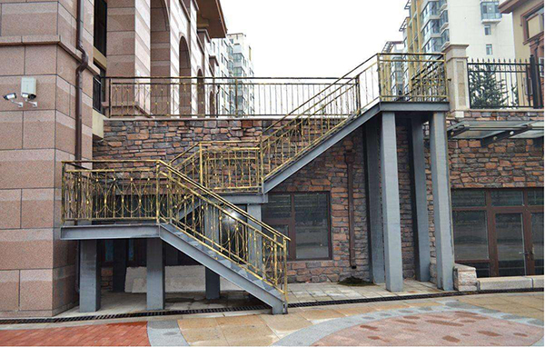 Installation of Steel Structure Stair