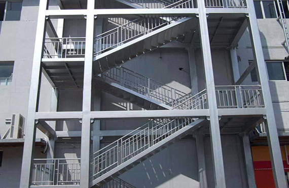 Installation of Steel Structure Stair