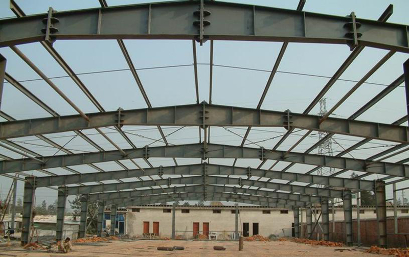 Single-storey portal steel structure workshop