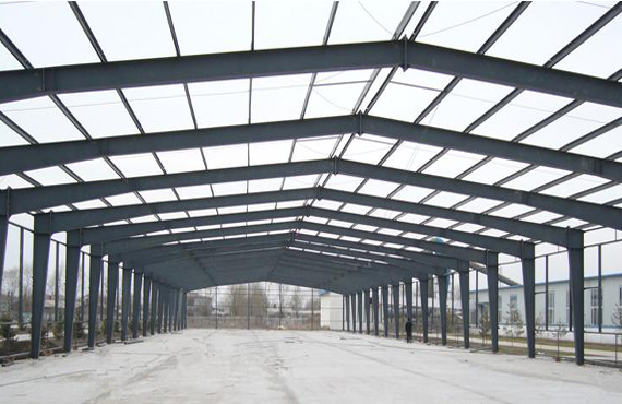 Single-storey portal steel structure workshop