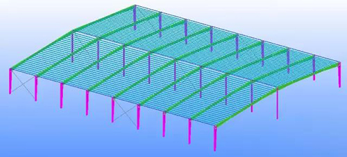 Steel structure construction plan