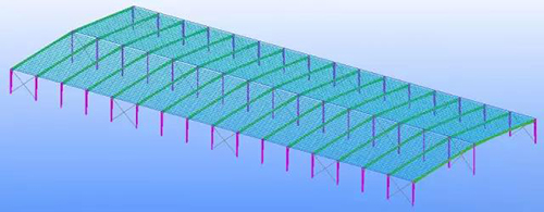 Steel structure construction plan