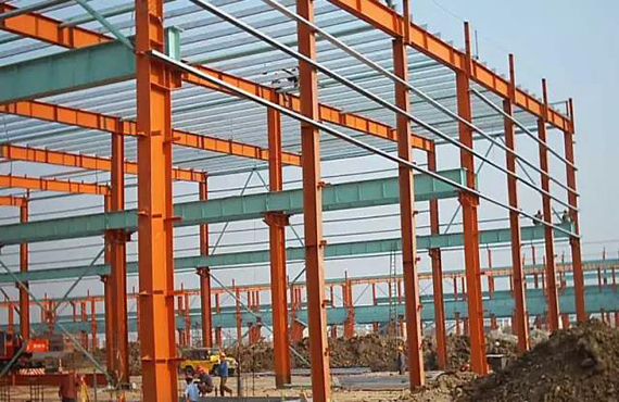 Steel structure construction plan