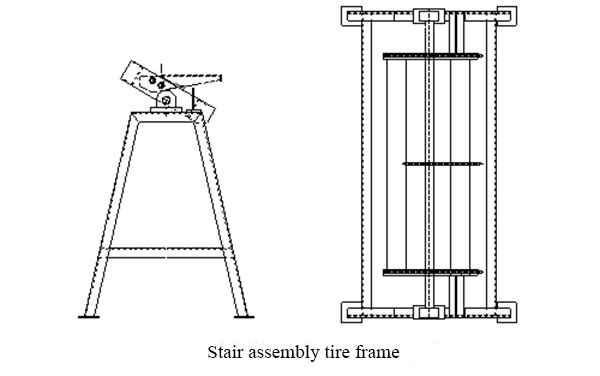 Steel structure staircase engineering production