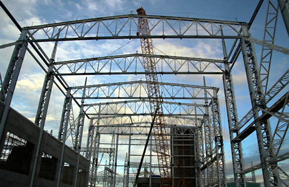 Steel structure truss