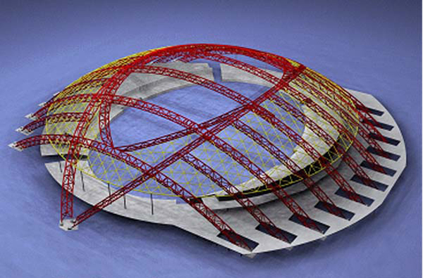 Talking about the steel structure technology of large stadiums